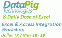 Excel and Access Integration Workshop